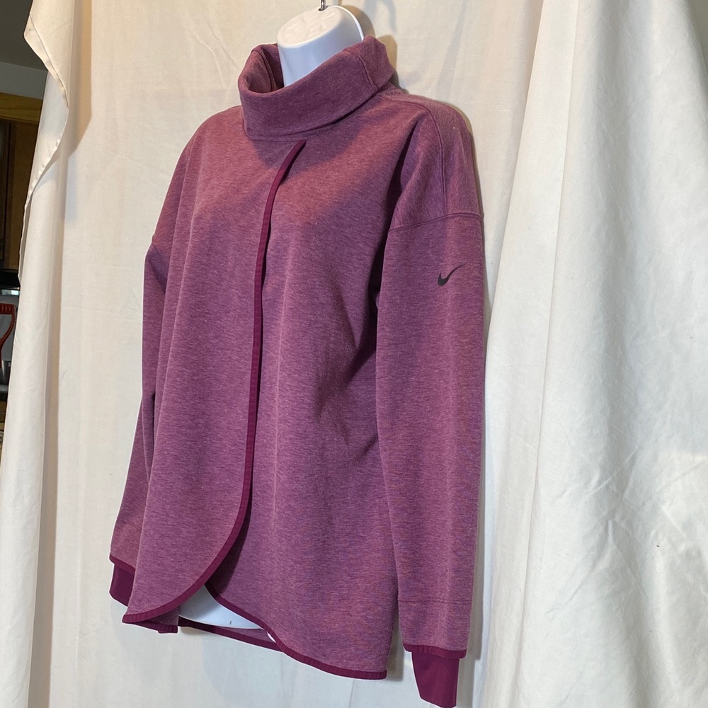 Nike Dri-Fit Maternity Reversible Pullover in Violet Heather - women size M - Picture 2 of 12
